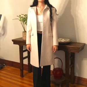 PRADA Single Breasted Wool Coat Size 44